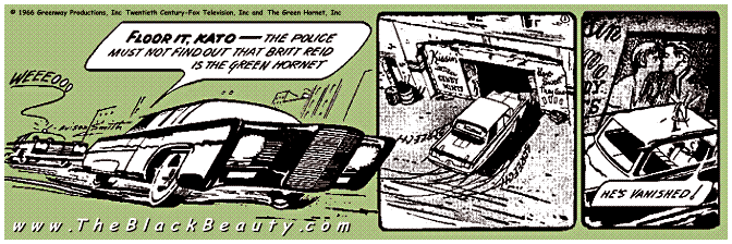  Another challenge for The Green Hornet! 