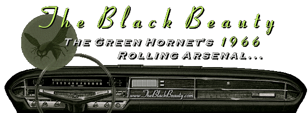 The Green Hornet's Rolling Arsenal